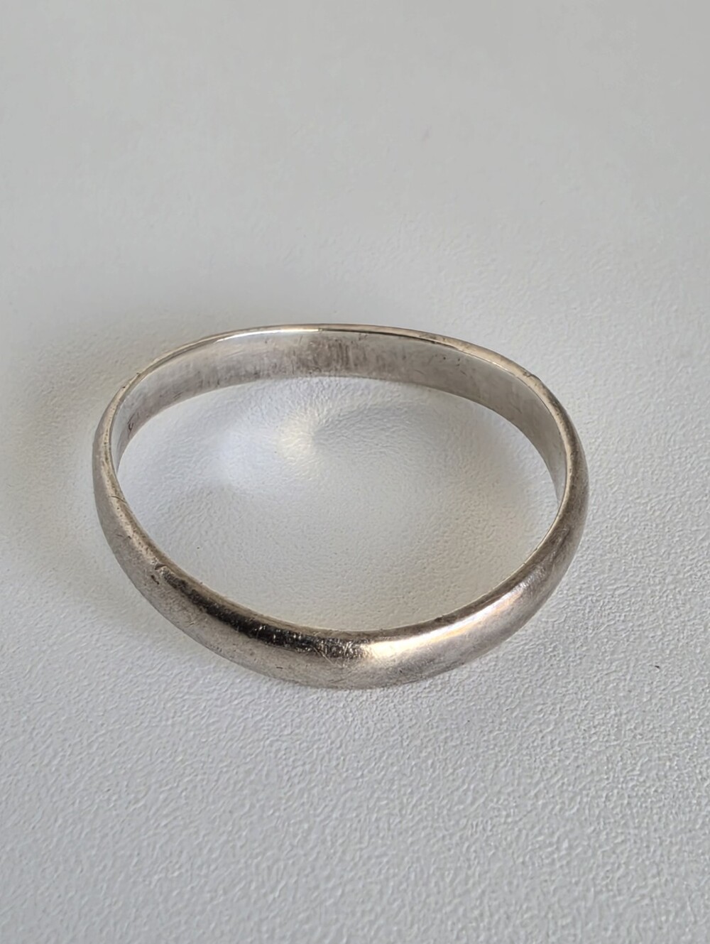 925 Sterling Silver Band Ring Size 10 Minimalist Classic Unisex